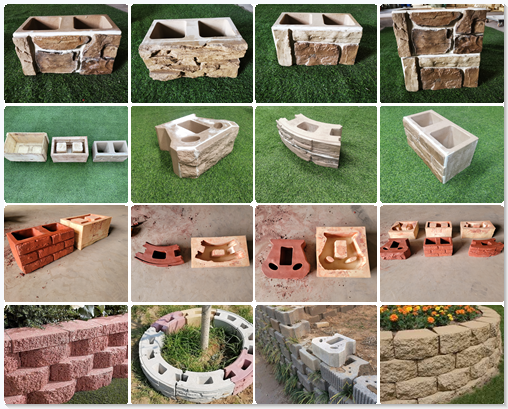 High Efficiency Automatic Concrete Dosing Machine Retaining Wall Block Machine