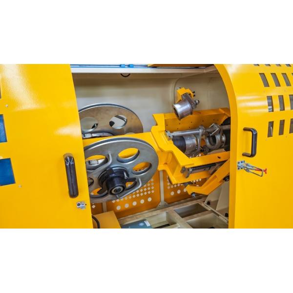 Tangential Type Non Metallic Taping Machine For Cable Wrapping Half-cut Auxiliary Cable Equipment
