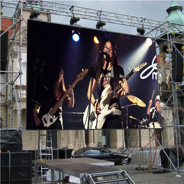 High Brightness Rainproof Outdoor Stage P3.91 LED Video Wall