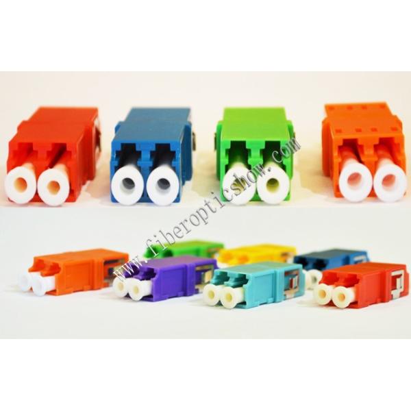 Customized Duplex LC Fiber Optic Adapters Passive Optical Cable Adapter