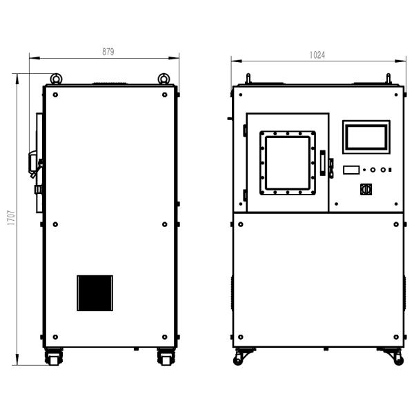High Vacuum Metal Deposition Machine, Forensic Fingermark Displaying Equipment