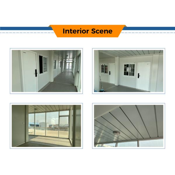 Waterproof Fireproof Quick Assembly Flat Pack Container House Office Customized Color Modern Design Style Energy Saving