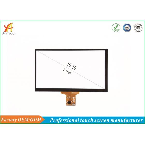 7 Inch Car Touch Panel Overlay Touchscreen PG Structure For Built-In With ILITEK IC