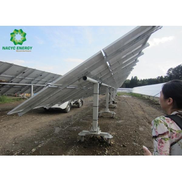 SGS PV Racking System Solar Energy Ground Mount System For Large Scar Deployment
