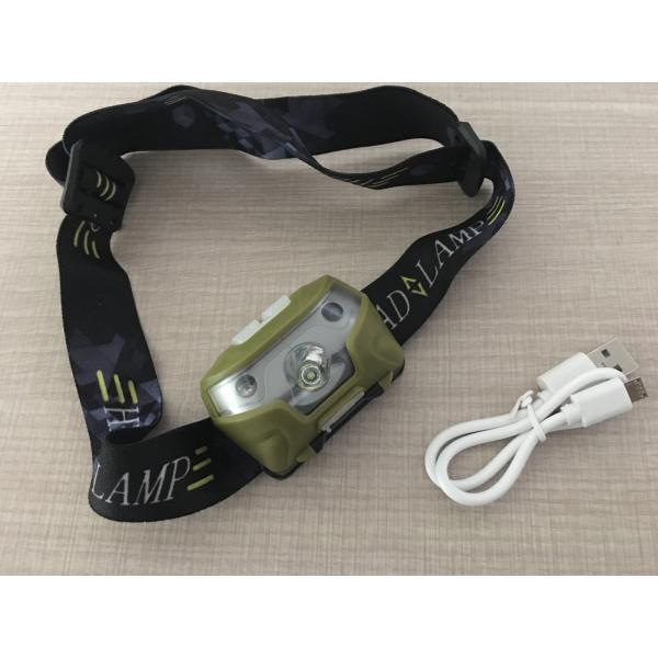 Waterproof Car LED Headlights USB Rechargeable LED Headlamp With Automatic Induction