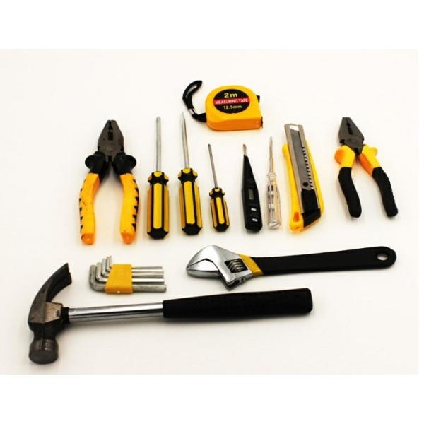 JYH-HTS16-1 Household Tool Sets 10pcs Custom Handmade Toolbox