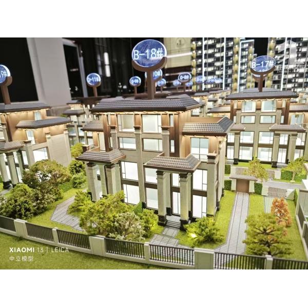 Real Estate Architectural Scale Model High Precision LED Architecture Miniature Models