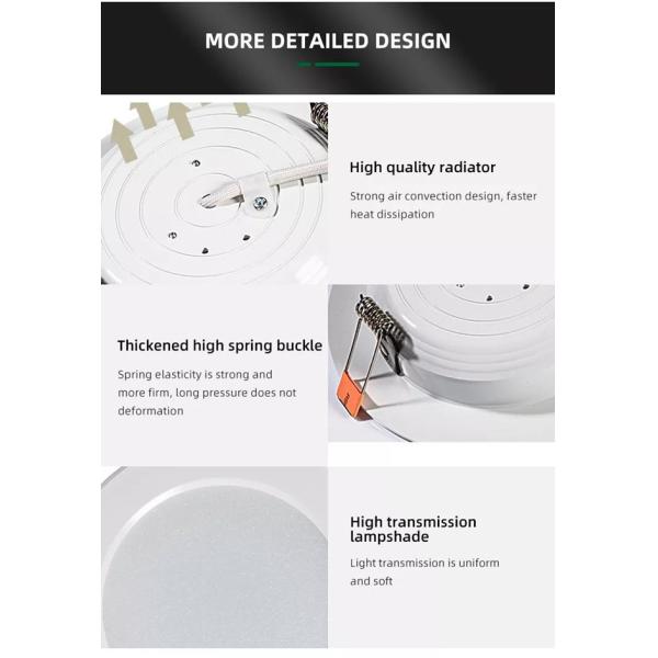 Ultra Thin LED Ceiling Downlights 18w Light Color Adjustable Recessed Downlight