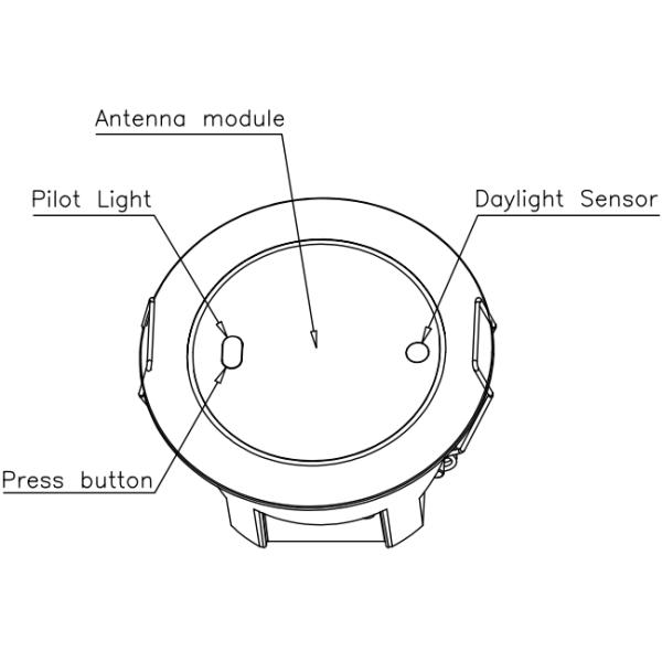 Merrytek 4th generation 12-24Vdc input Occupancy detector with one potential-free dry contact