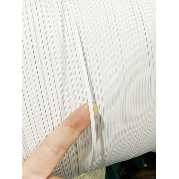 5MM Metal Nose Bridge Strip Double Core Nose Wire PP Adjustable White