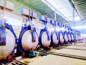 Quality Customized Sand  fully automatic autoclave Building Materials Production Line for wood for sale