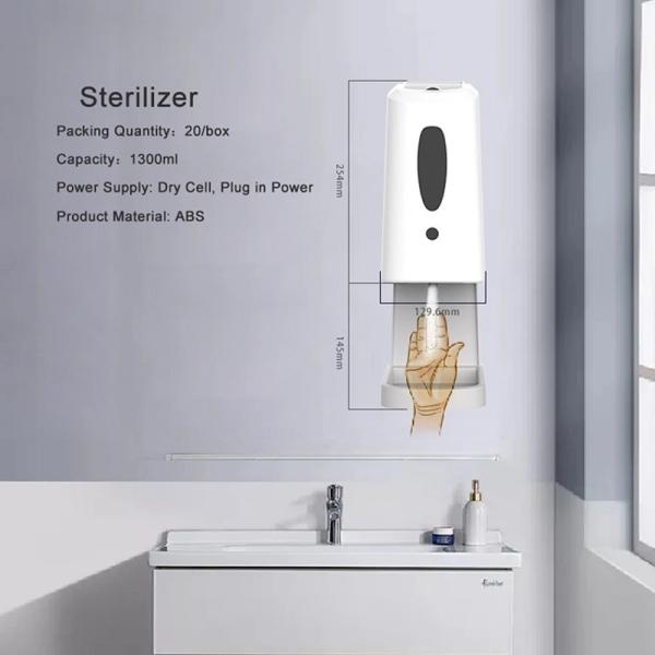 Disinfectant Spray 1300Ml Automatic Hand Soap Dispenser