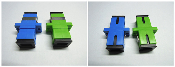 Optical Fiber Adapter Optic Adapter LC/APC Single Mode Duplex Coupler Coupling Adapter Connector