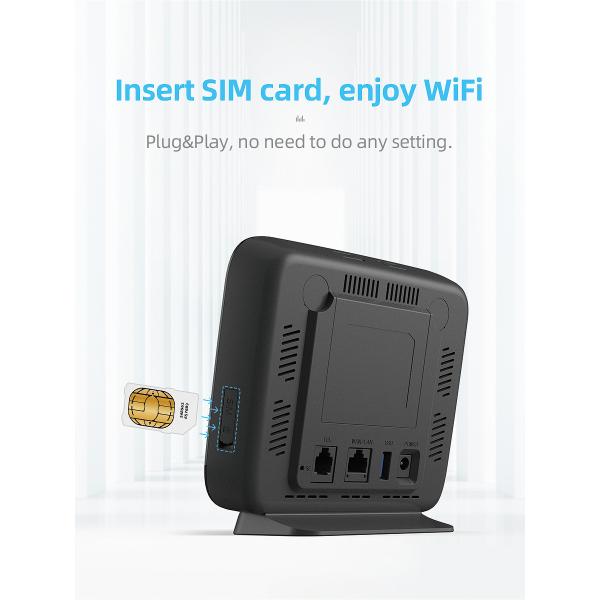 VoLTE CAT 4 1000Mbps Ethernet CPE 4G Wireless Router
