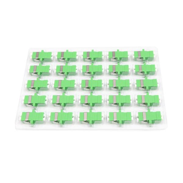 Duplex Split Type LC Fiber Optic Adapter With Flange