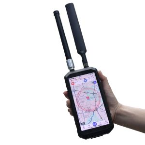 Handheld Drone Detection and Positioning with Location 3km Long Distance