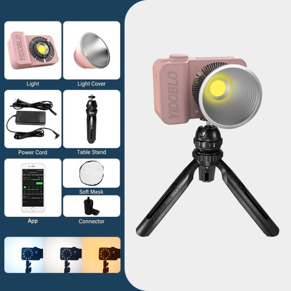 100w RGB color light pocket light with adjustable color temperature suitable for outdoor photography fill light
