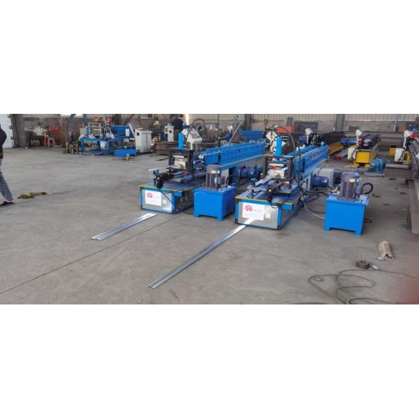 Non Stop Cutting 0.5mm Rolling Shutter Door Slats Roll Forming Machine