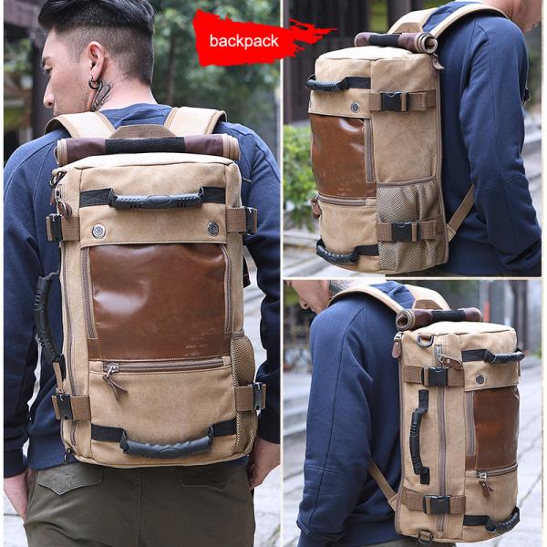 Stylish Travel Large Capacity Backpack Male Messenger Shoulder Bag Computer Backpack Men Multifunctional Versatile Bag