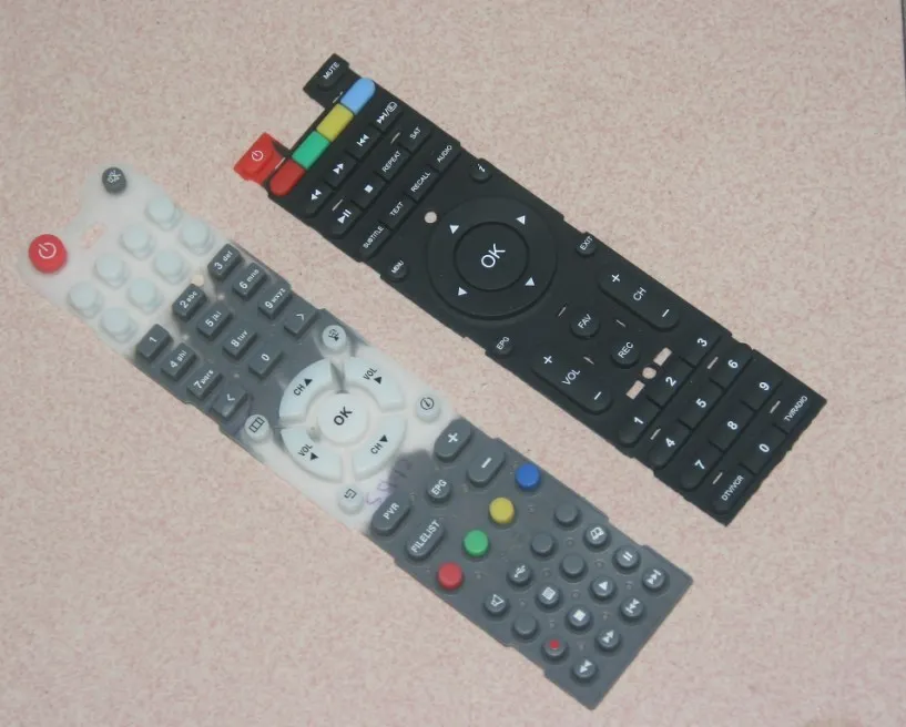 Key Control Overlay Silicone Rubber Button Keypad