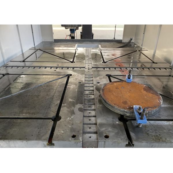 11KW Servo Spindle Motor Power Gantry CNC Drilling Machine For Flange Sheet Metal