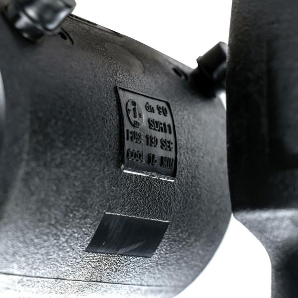 Black SDR11 PE100 HDPE Electrofusion Fittings