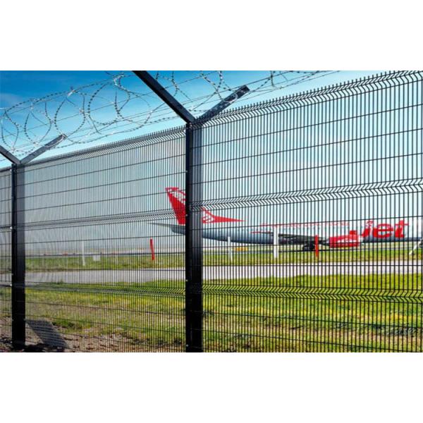 Welded Wire Security Fence With Razor Wire For High Level Security