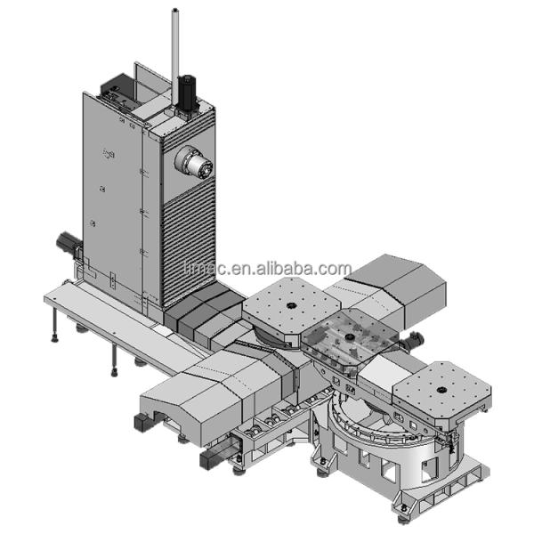 CNC Horizontal Machine Center with Exchange Table Machining Center 7.5/11kw