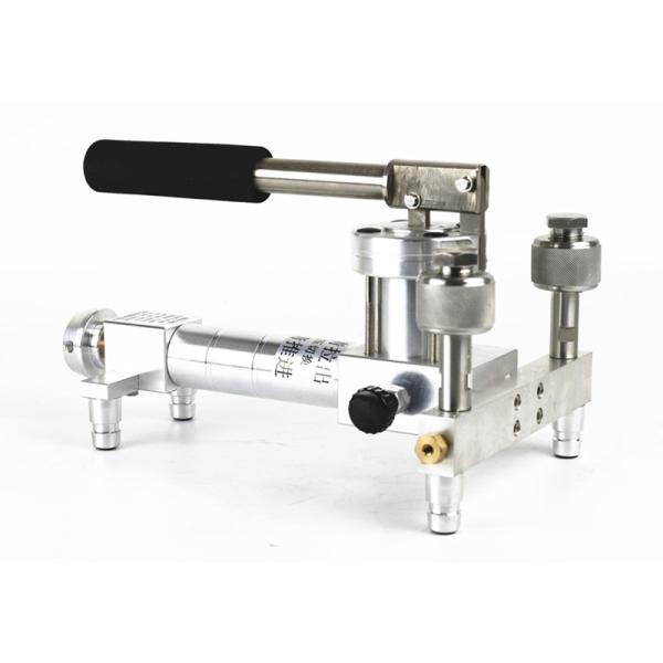 Portable Oil Filled Pressure Gauge Calibrator Complete With Pump