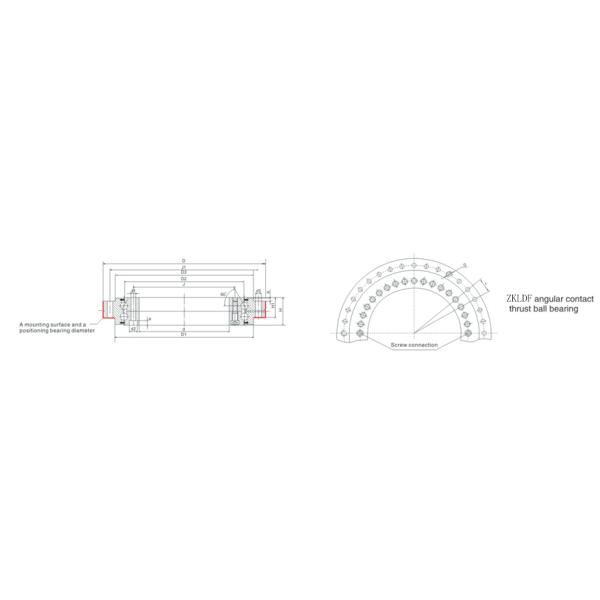 High Rigidity ZKLDF CNC Machine Axial Roller Bearings