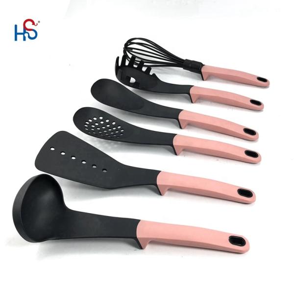 Compact Nesting Nylon Kitchen Utensil Set Eco Friendly Cookware Sets for Your Kitchen