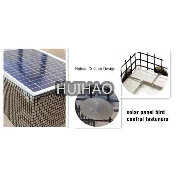 Uv Resistant Ss J Hook Solar Panel Bird Deterrent Clips For Roofing