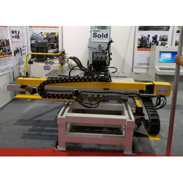 CNC Plate Punching Machine With Overall Dimension 3.2*3*2.6 Meters For Plate Processing