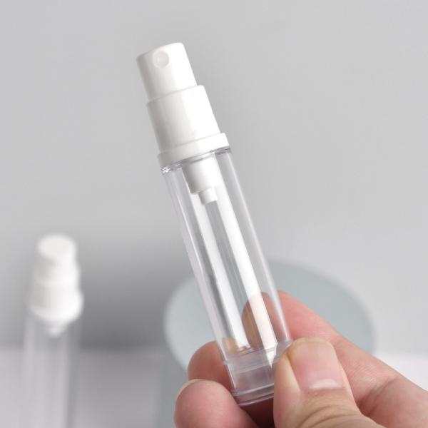 Plastic clear Perfume Sample 5ml 10ml 12ml 15ml Small Sample Perfume Spray Serum Bottle with Box Customize Collar Material PP