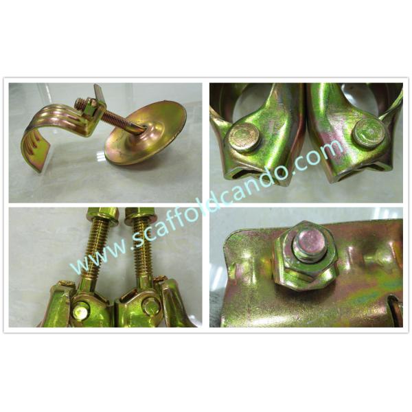 Scaffolding galvanized pressed double fixed coupler swivel coupler beam girder clamp putlog sleeve BRC coupler