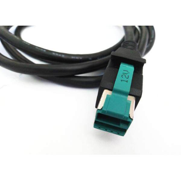 Multi Color 12 V USB Power Cable / USB Splitter Cable POS Terminals 8 Pin Connector