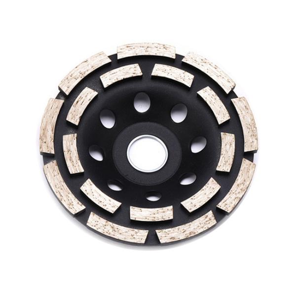 Black Double Row 115mm Grinding Diamond Cup Wheel Sintered