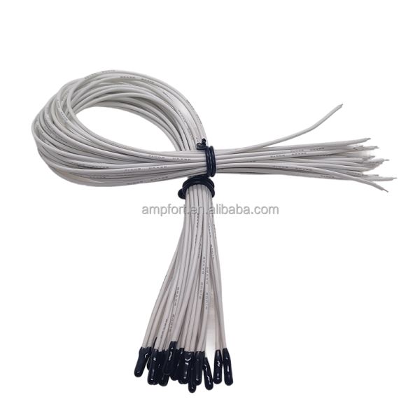 Ultra Soft NTC Thermistor Temperature Thermal Sensor MF52D 10K 3435 With Silicone High Voltage Wire