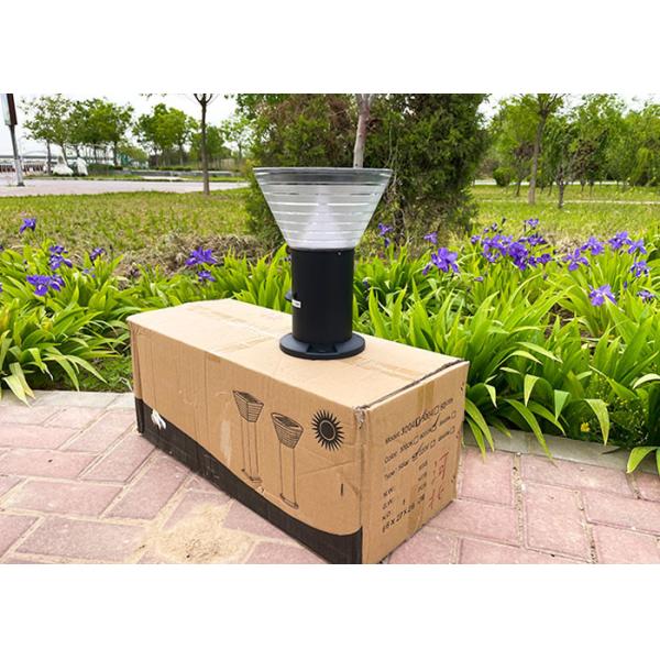 Automatic 4w Solar Led Bollard Lights Exterior Landscape Lights ABS