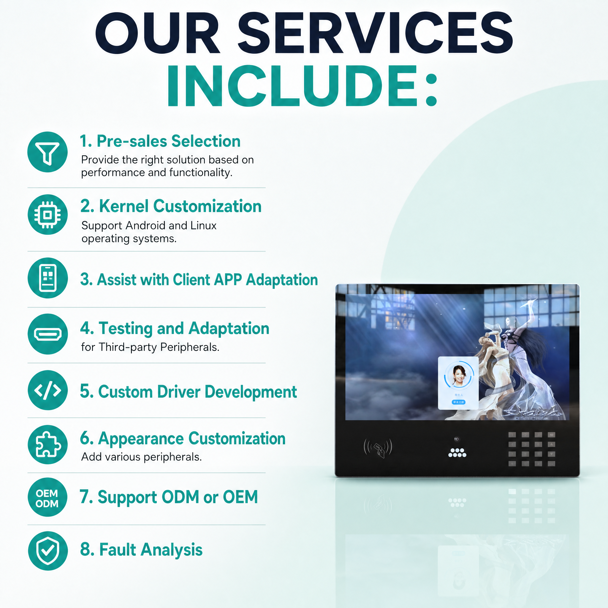 21.5" Outdoor Face Recognition Video Intercom Access Terminal for Community