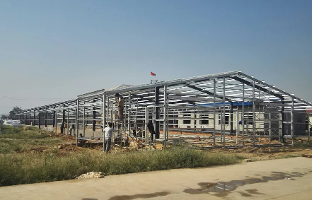 Fast Installation Hot-Dip Galvanized Light Steel Structure Chicken Coop with Customizable Dimensions