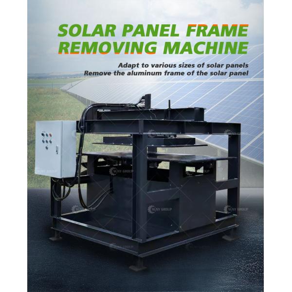 Motor-driven Solar Panel Frame Removing Recycling Machine for Efficiency and Recycling