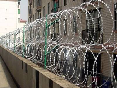 Straight Line Razor Wire Galvanized Welded Razor Barbed Wire Mesh