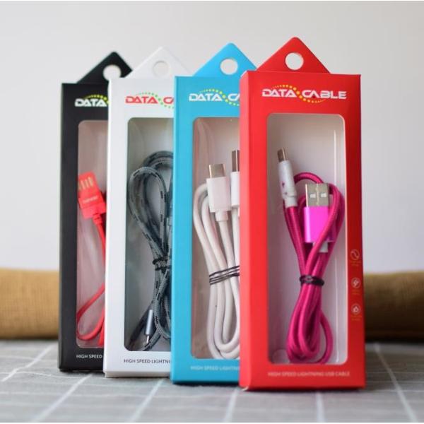 1000pcs Color Printed 350g Paper Data Cable Box