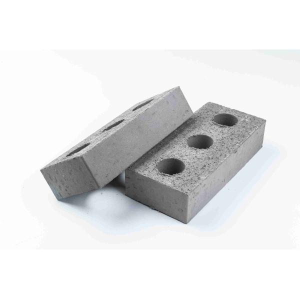 3Holes grey brick for building projects