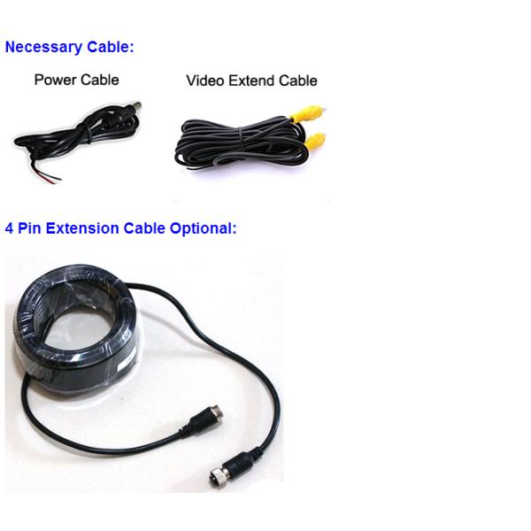 Universal Mount Infrared Adjustable Angle Rear View Back Up Camera with Anti-Glare Shield