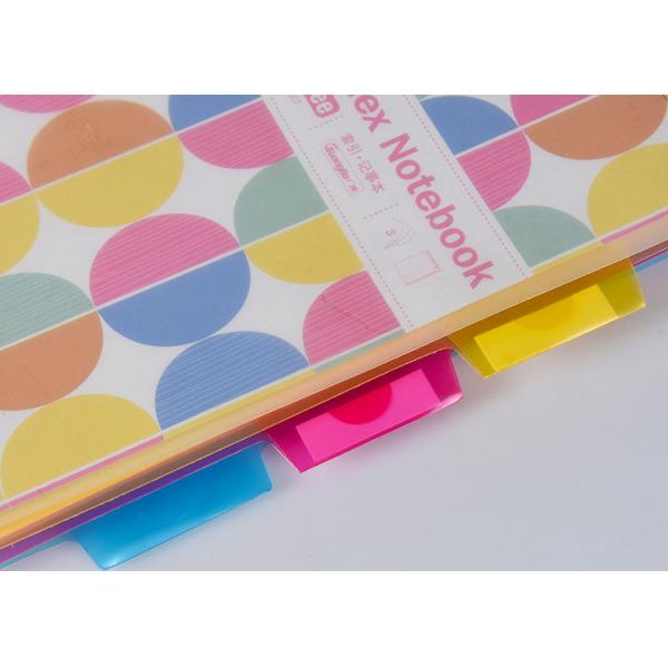 Colorful Plastic Hard Cover Notebook / Notepad Custom Logo For Business Gift