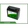 Black Color UPS Rechargeable Batteries 12V 24Ah 2 Years Warranty ISO9001 for sale