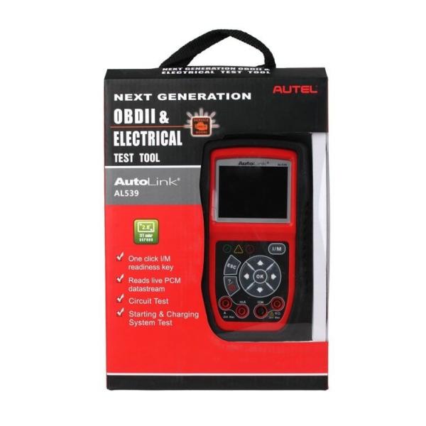 Original Autel AutoLink AL539B OBDII Code Reader & Electrical Test Tool Autel Car Scanner