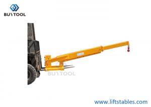 Quality Appliance Forklift Attachment Telescopic Fork Mounted Crane Jib Boom for sale